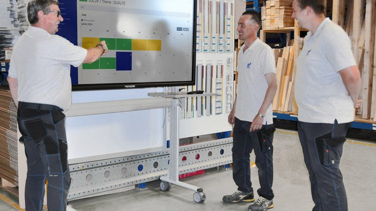 Pourquoi implanter le management visuel digital pour une équipe de production industrielle ?