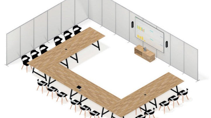 Quelle taille pour une salle de réunion digitale ?