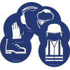 lot-de-2-pictogrammes-adhesif-au-sol-medium-blouse-o-200-mm