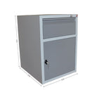 caisson-avec-1-tiroir-et-1-porte-a-serrure-pour-qualipost-3000 all-groups