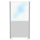 multispace-l-1083-x-h-2000-mm-verre-h-utile-932-mm-et-tole-couleur-aluminium-h-utile-931-mm