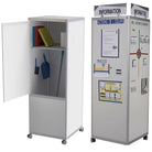 cubinfo-4-faces-l-750-x-h-2050-mm-tole-blanche-vernie-avec-porte-ouvrante