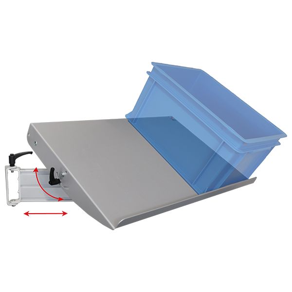 support-bac-inclinable-sur-bras-articule-l-415-x-p-400-mm-fixation-sur-profil-aluminium