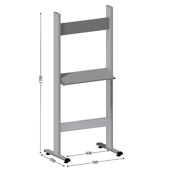 mobipost-500a-l-700-x-p-500-x-h-1700-mm-sur-pieds-sans-coffret-de-protection-ecran