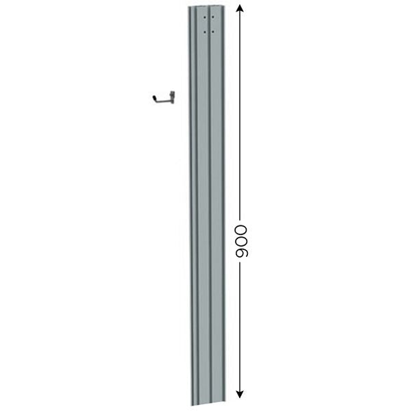 netpost-400b-mural-h-900-mm-avec-kit-de-fixation