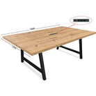 table-de-reunion-l-1600-x-p-1200-mm-plateau-timber-avec-pietement-noir