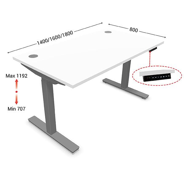 leanergo-bureau-electrique-l-1400-x-p-800-mm-plateau-blanc-avec-pietement-gris
