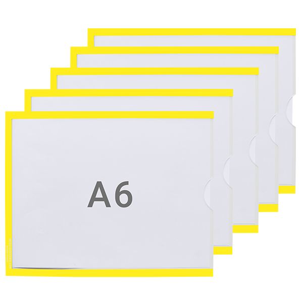 lot-de-5-prodoc-a6-jaune-adhesif