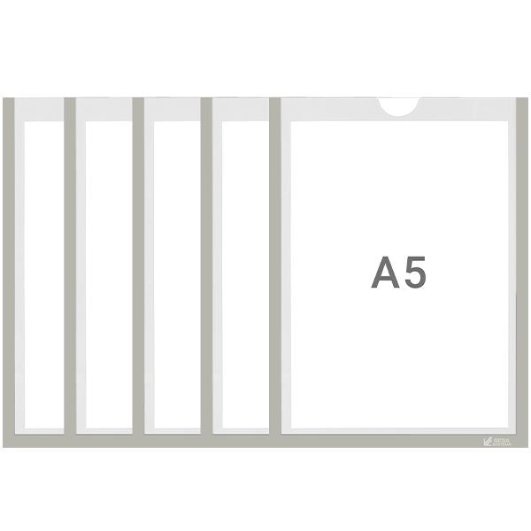 lot-de-5-prodoc-writer-a5-gris-clair-magnetique