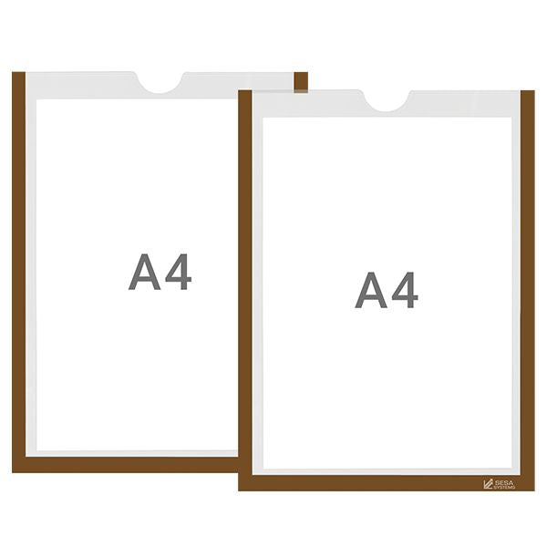 lot-de-2-prodoc-writer-a4-marron-adhesif