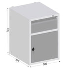 caisson-avec-1-tiroir-et-1-porte-a-serrure-l-500-x-p-578-x-h-704-mm-pour-qualipost-3000