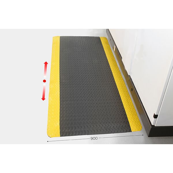 tapis-anti-fatigue-extra-au-metre-l-900-mm-ep-15-mm-largeur-900-mm-ep-15-mm-2-bandes-jaunes-vendu-au-metre