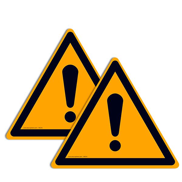 lot-de-2-pictogrammes-adhesif-au-sol-extra-attention-danger-l-300-mm