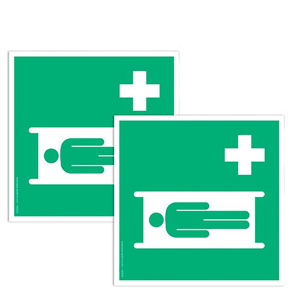lot-de-2-pictogrammes-adhesif-au-sol-medium-civiere-l-200-mm