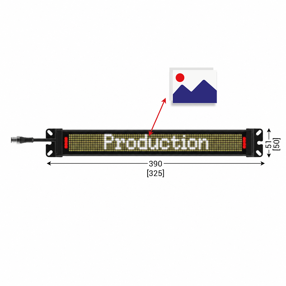 551421-Afficheur digital programmable all-groups