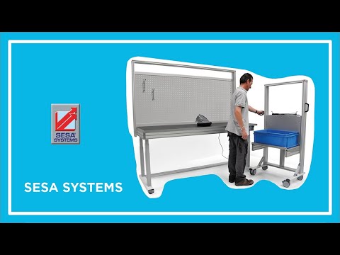 desserte-porte-bacs-datelier-a-niveau-constant-leanpost-400-ergo all-groups