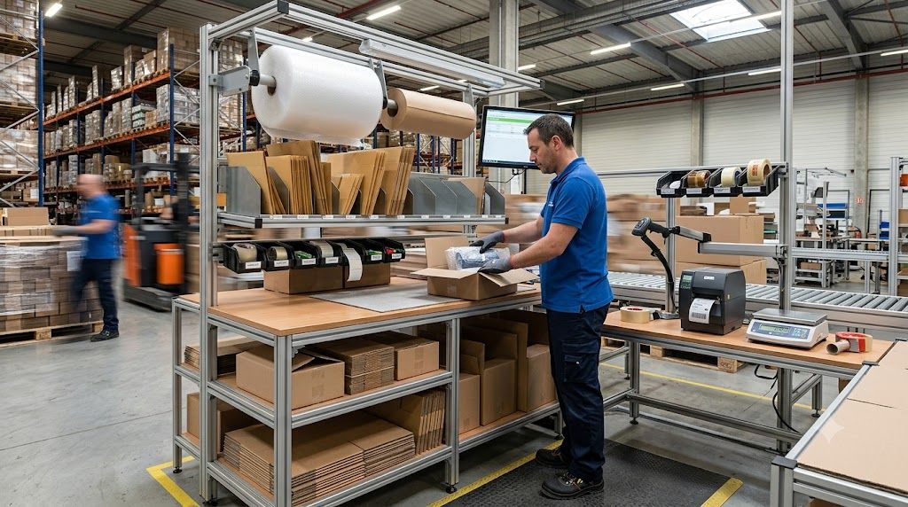 Logistique et packing : comment optimiser son poste d'emballage pour gagner en efficacité ?