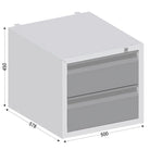 caisson-avec-2-tiroirs-a-serrure-pour-qualipost-3000 all-groups