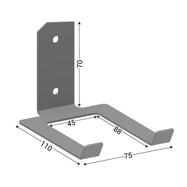 support-douchette-lecteur-code-barre-l-75-x-p-110-x-h-70-mm