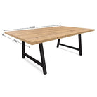 table-de-reunion-l-1600-x-p-1200-mm-plateau-timber-avec-pietement-noir