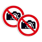 lot-de-2-pictogrammes-adhesif-au-sol-extra-interdiction-de-photographier-o-200-mm