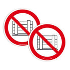 lot-de-2-pictogrammes-stockage-interdit-adhesifs-au-sol-medium-o-200-mm-ep-030-mm