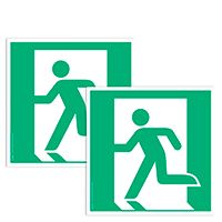 lot-de-2-pictogrammes-adhesif-au-sol-medium-sortie-de-secours-a-gauche-l-200-mm