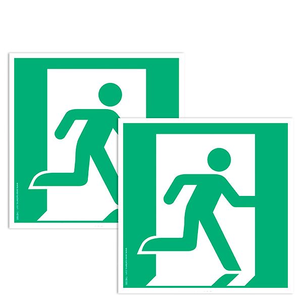 lot-de-2-pictogrammes-adhesif-au-sol-medium-sortie-de-secours-a-droite-l-200-mm