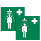 lot-de-2-pictogrammes-adhesif-au-sol-extra-douche-de-securite-l-200-mm