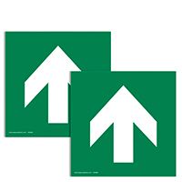 lot-de-2-pictogrammes-adhesif-au-sol-extra-fleche-l-200-mm