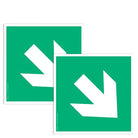 lot-de-2-pictogrammes-adhesif-au-sol-medium-fleche-angle-l-200-mm