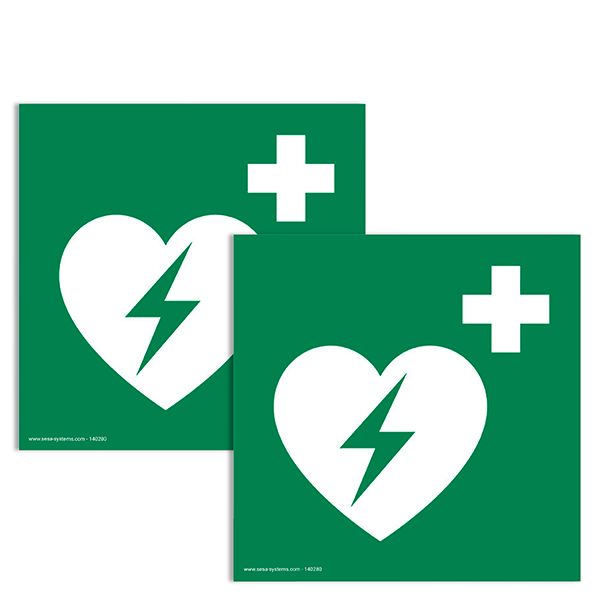 lot-de-2-pictogrammes-adhesif-au-sol-extra-defibrillateur-l-200-mm