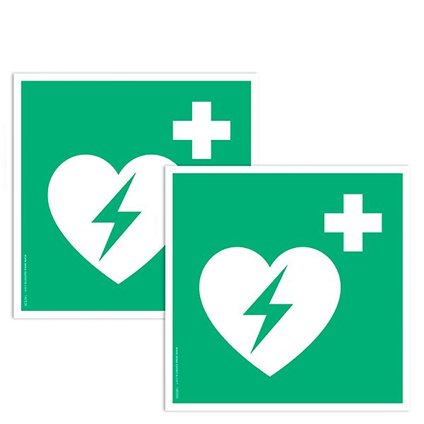lot-de-2-pictogrammes-adhesif-au-sol-medium-defibrillateur-l-200-mm