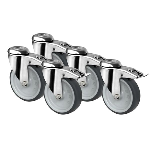 lot-de-5-roulettes-pivotantes-en-inox-avec-frein-o-100-mm-elevation-de-95-mm