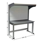 qualipostr-3000e-l-1500-x-p-750-x-h-2035-mm-avec-plateau-stratifie-et-fond-tole-blanche-vernie