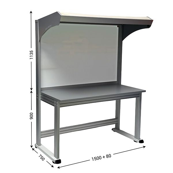 qualipostr-3000e-l-1500-x-p-750-x-h-2035-mm-avec-plateau-stratifie-et-fond-tole-blanche-vernie