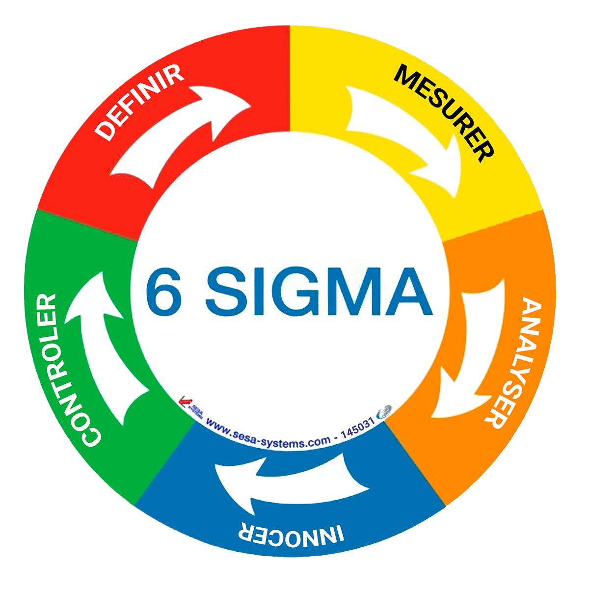 pictogramme-magnetique-6-sigma-avec-5-segments-de-couleurs-o-200-mm