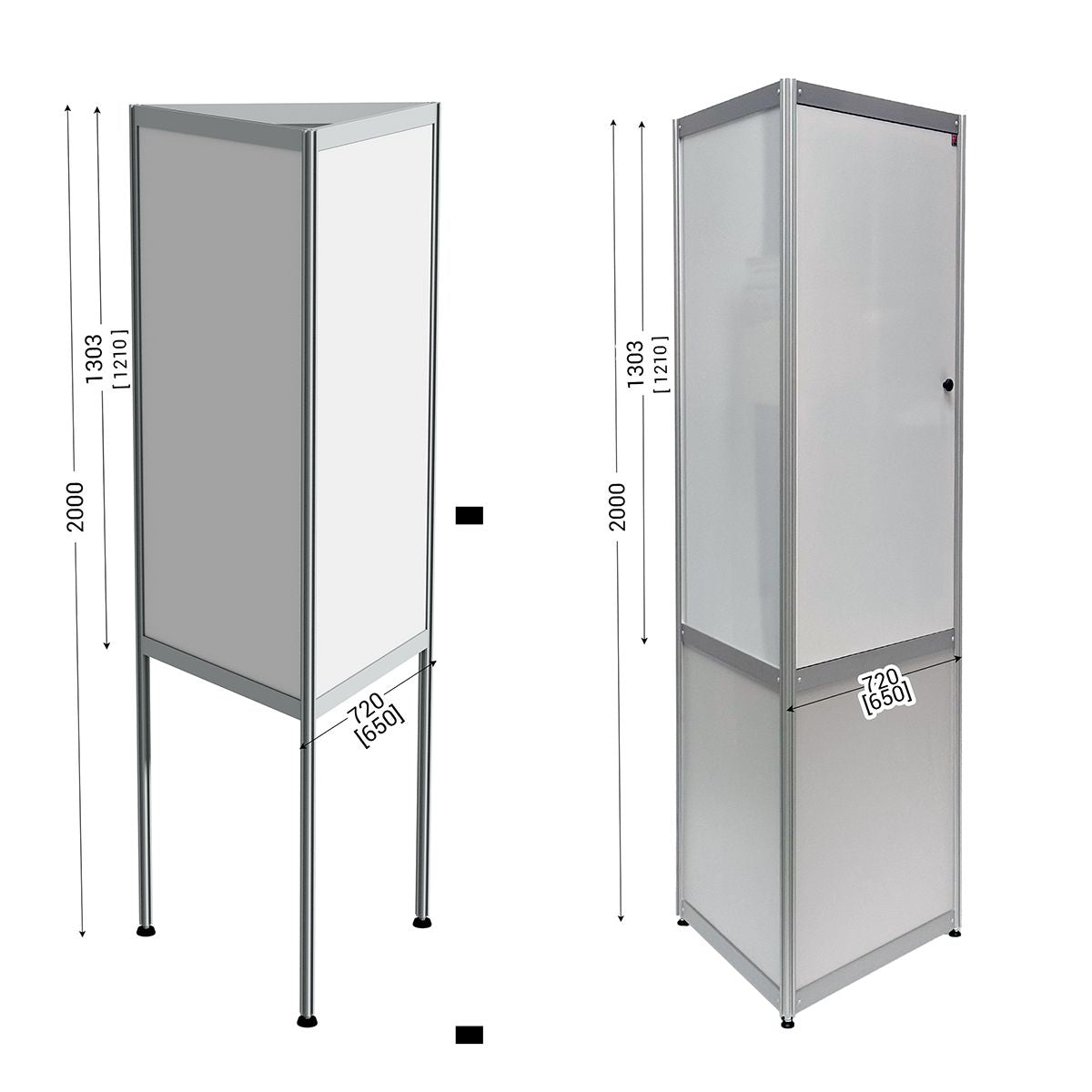 support-daffichage-magnetique-3-faces-trispace all-groups