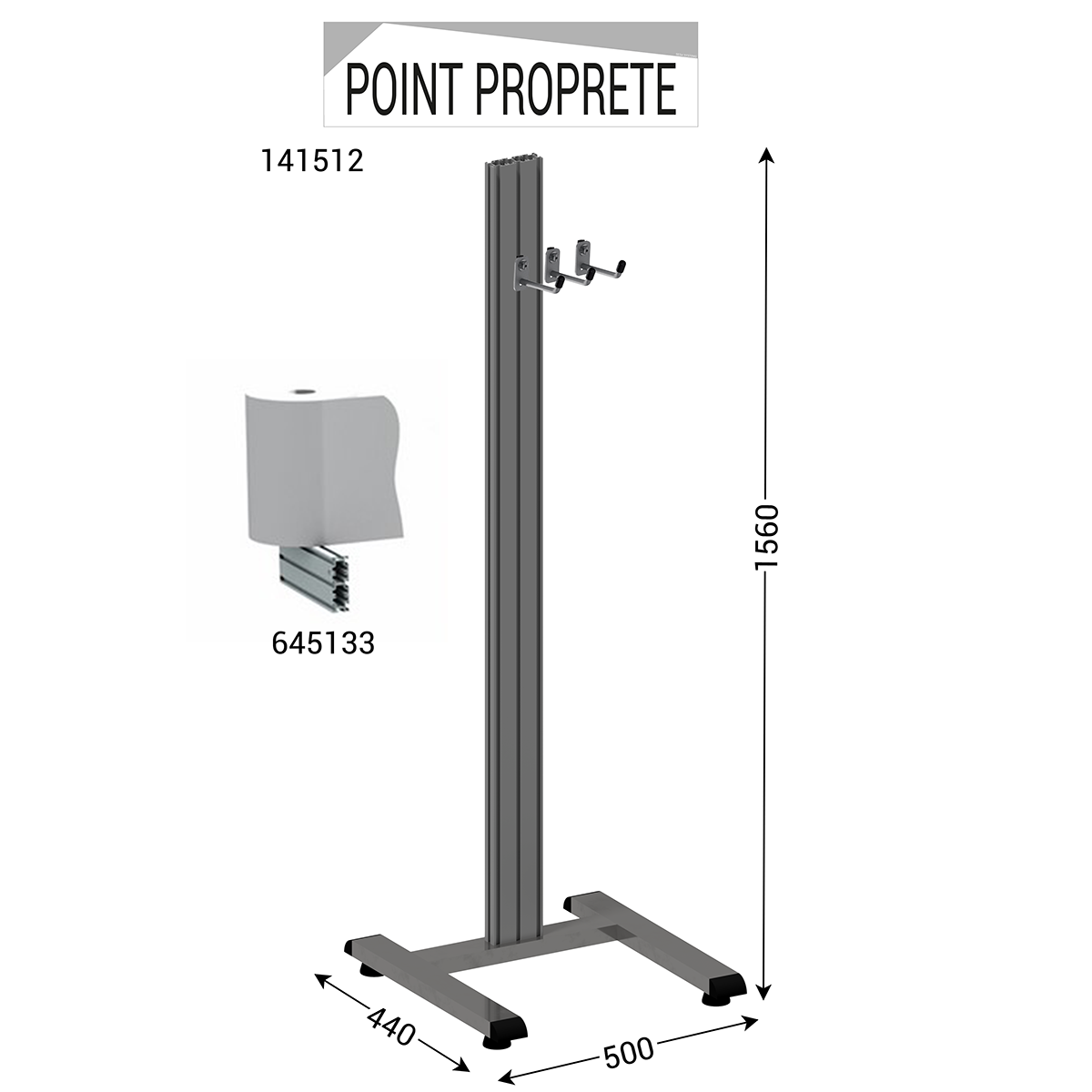 660950-NETPOST 450 INOX_accessoires all-groups