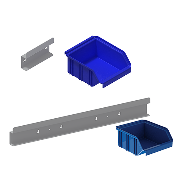 Rail pour bac plastique all-groups