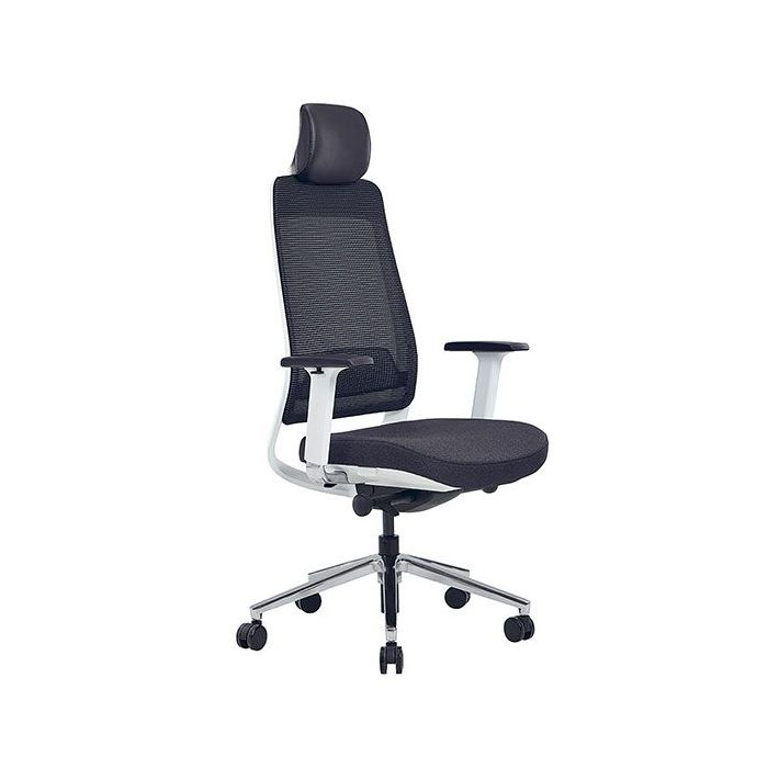 Office chair with 5 position lockable synchronous mechanism