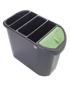 Poubelle en PVC noir