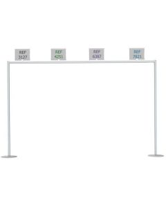 Rail aluminium sur portique