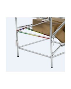 Rail de guidage pour coulissement des cartes KANBAN