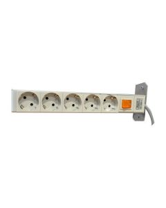 Rampe électrique 5 prises et interrupteur