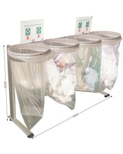 Poste pour tri sélectif 5S