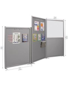 Cloison de bureau ou d'atelier modulable