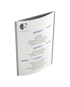 Porte document bombé rigide