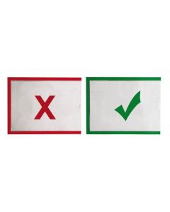 Protège document reverso 2 couleurs