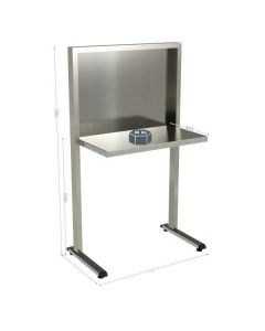 Poste de contrôle qualité INOX